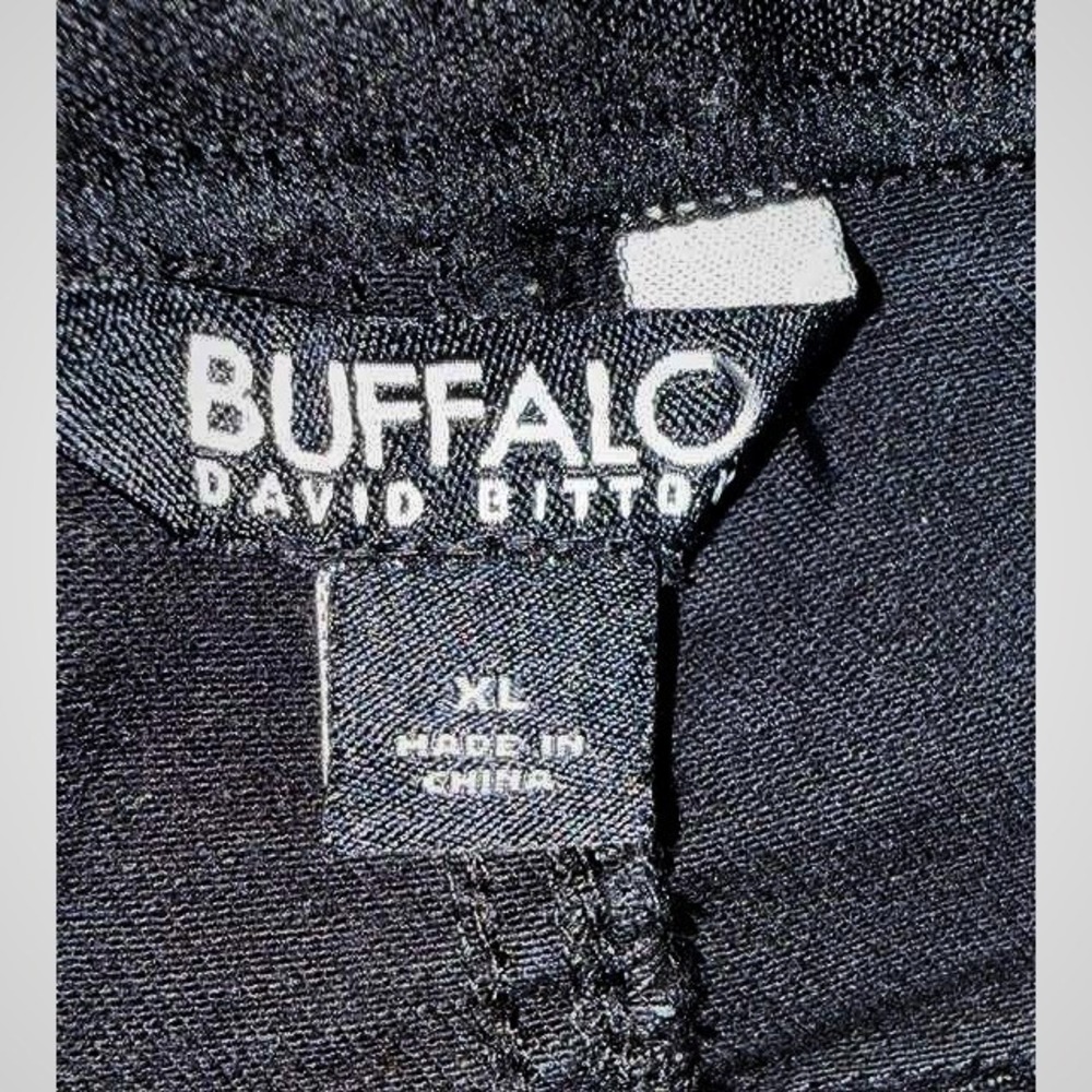 Buffalo David Bitton Womens XL Black Pull On Jeggings Classic Versatile Comfy
